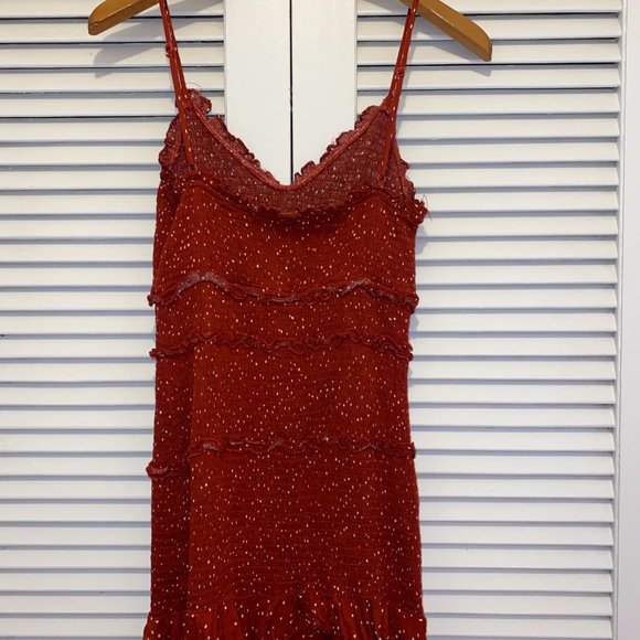 Dotted Ruffled Dress - Picture 2 of 2